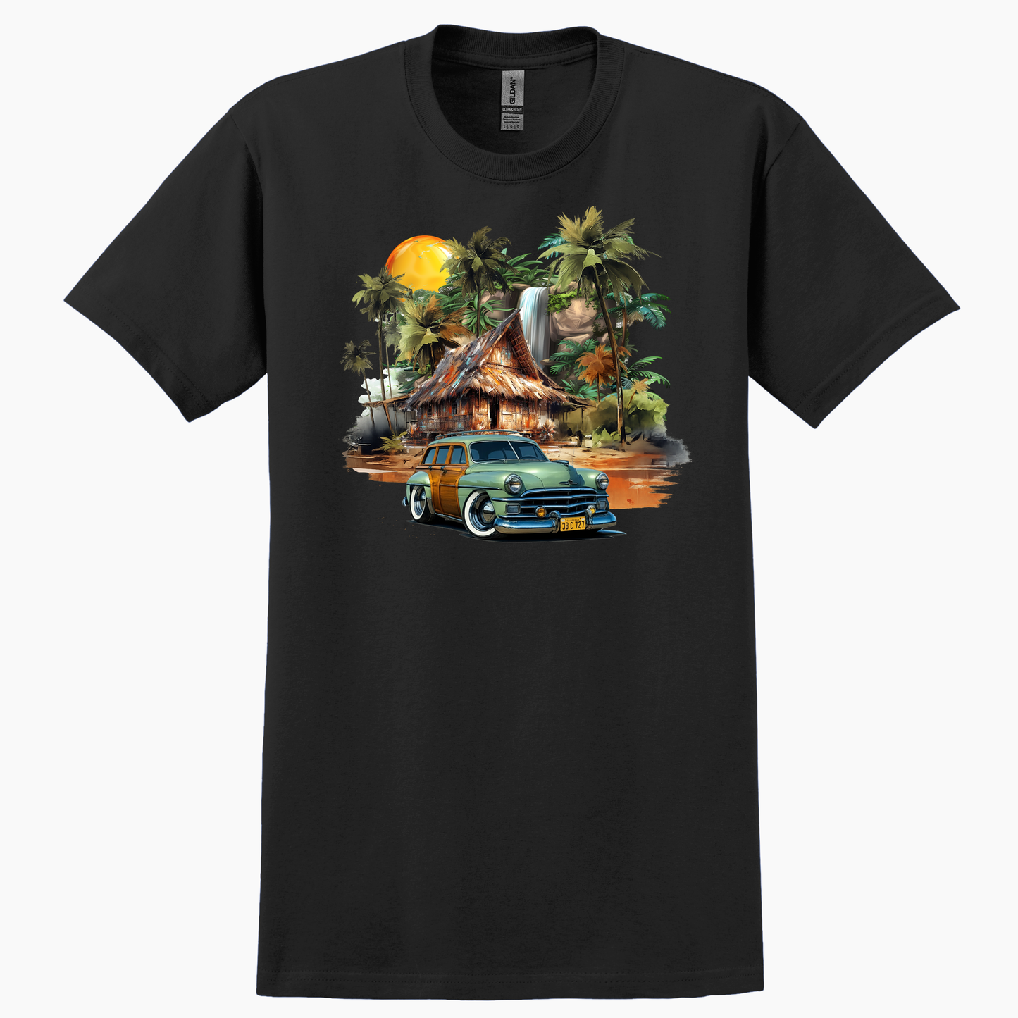 38C727 (CA) T-Shirt - Tropical Woodie