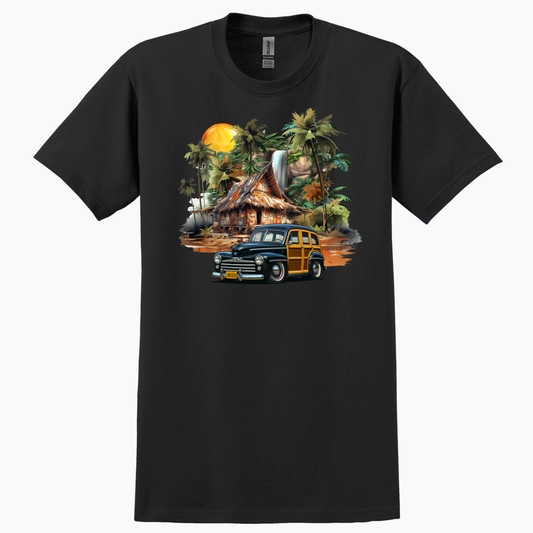 39B6838 (CA) T-Shirt - Tropical Woodie