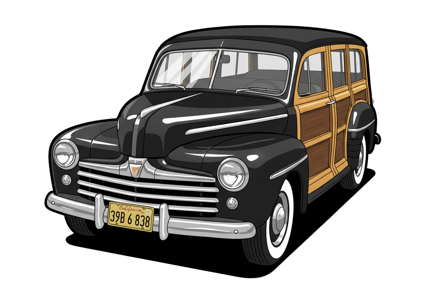 39B6838 (CA) T-Shirt - Tropical Woodie