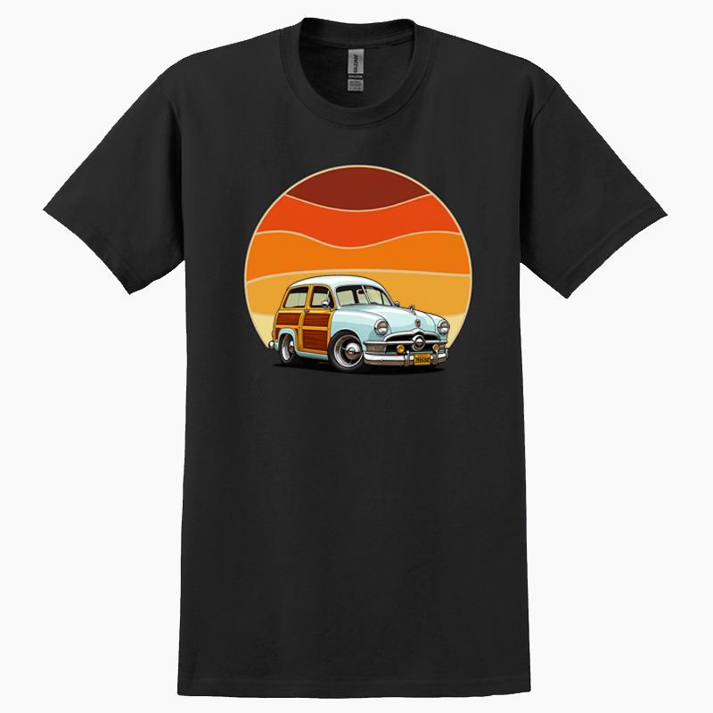 39B6840 (CA) T-Shirt - Woodie Sunrise