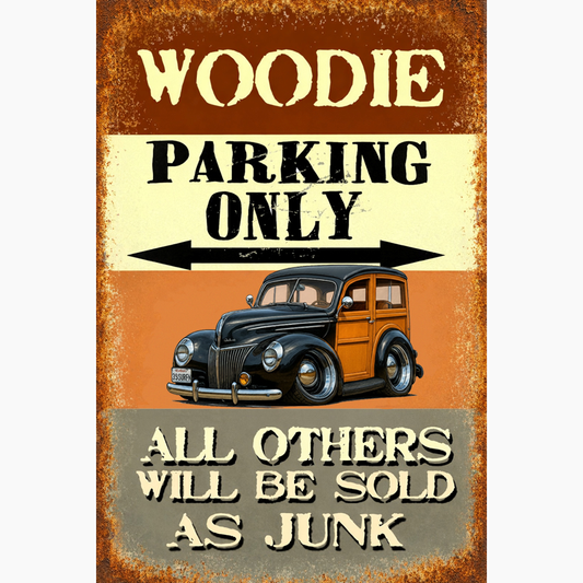 39SURFN (CA) Sign - Woodie Parking Only II