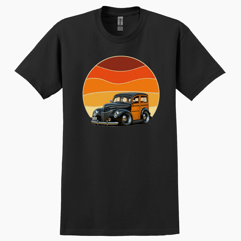 39SURFN (CA) T-Shirt - Woodie Sunrise