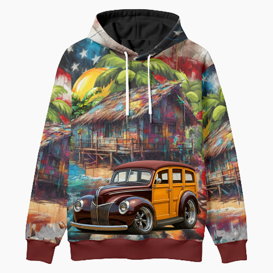 39WOODY (CA) Woodie Hoodie - Patriotic