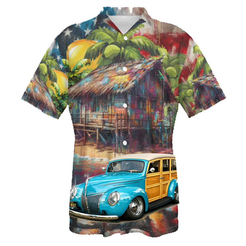 39WUDY (CA) Hawaiian Shirt - Patriotic