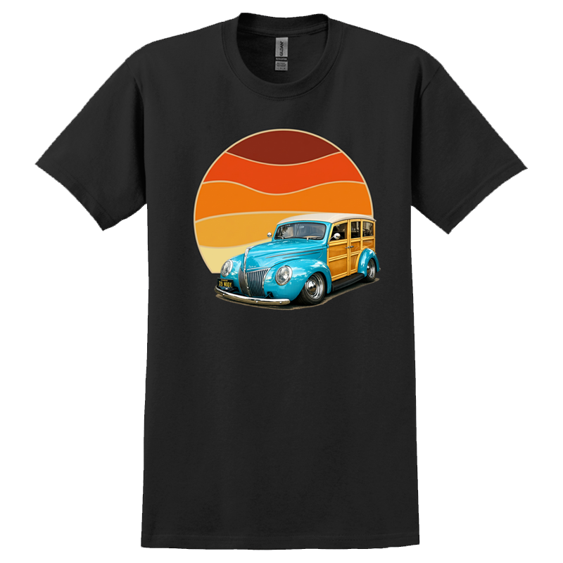 39WUDY (CA) T-Shirt - Woodie Sunrise