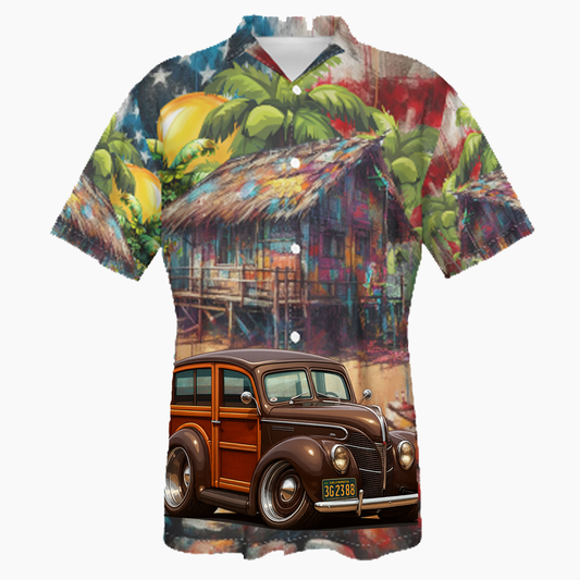 3G2388 (CA) Hawaiian Shirt - Patriotic
