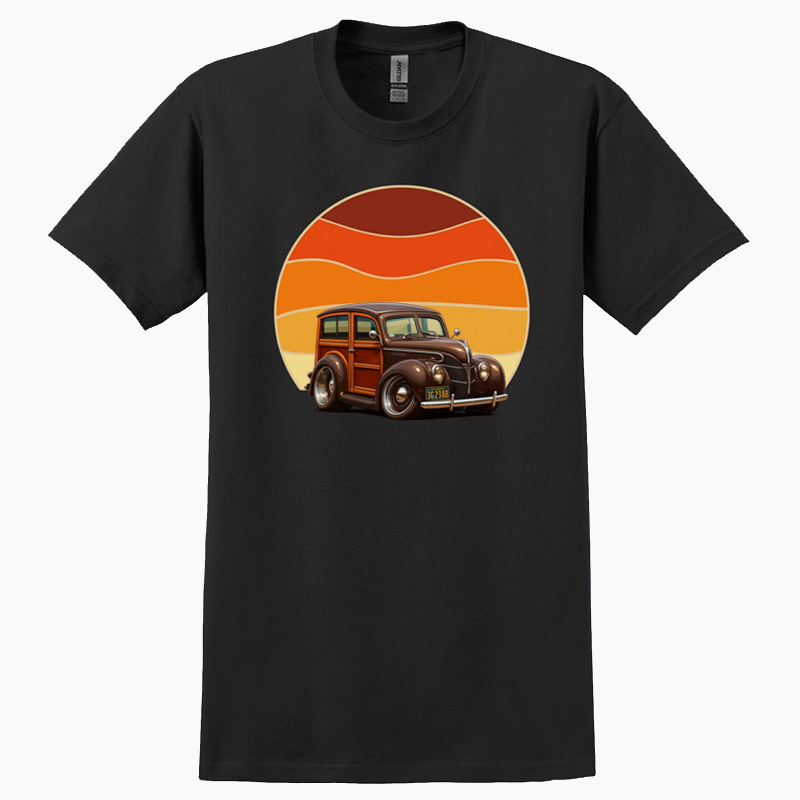3G2388 (CA) T-Shirt - Woodie Sunrise