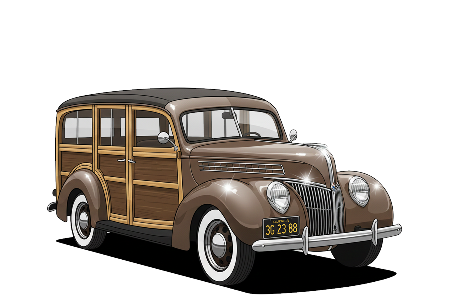 3G2388 (CA) T-Shirt - Tropical Woodie