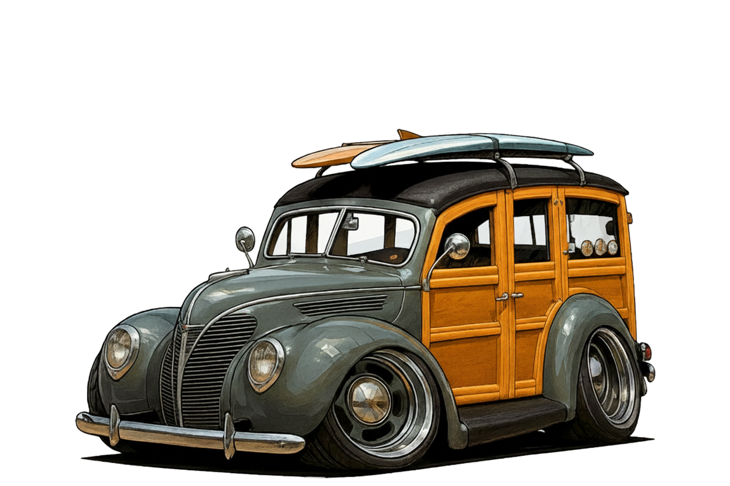 3N4037 (CA) T-Shirt - Tropical Woodie