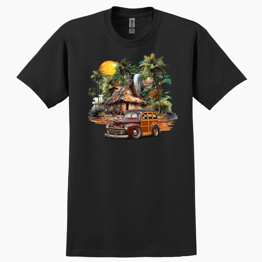 3P3449 (CA) T-Shirt - Tropical Woodie