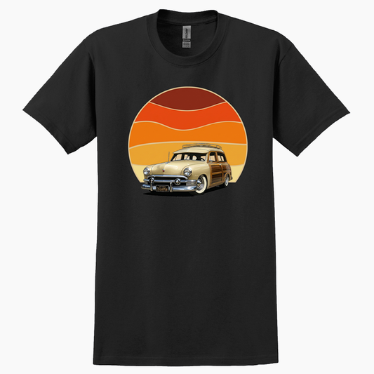 3S16056 (CA) T-Shirt - Woodie Sunrise