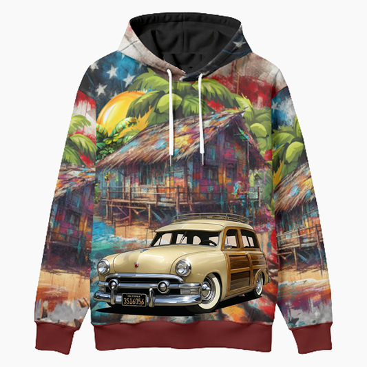 3S16056 (CA) Woodie Hoodie - Patriotic