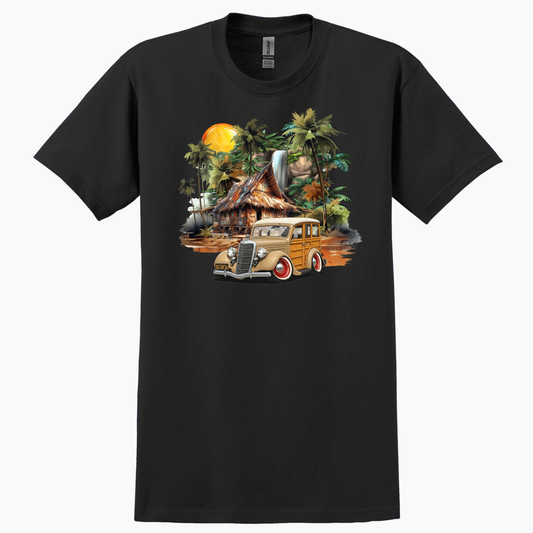 3U5874 (CA) T-Shirt - Tropical Woodie