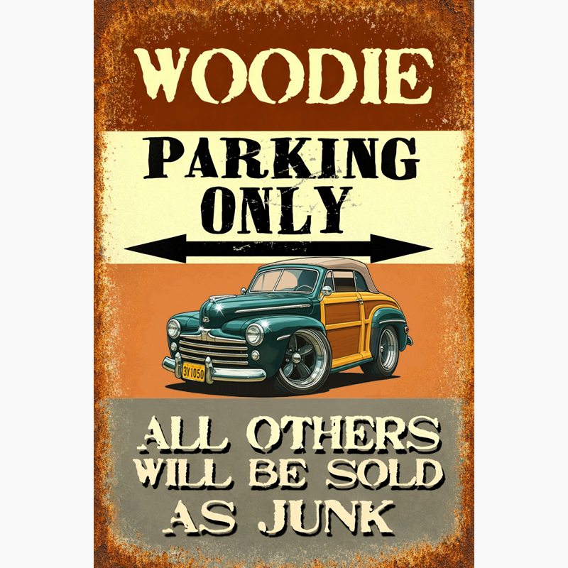 3Y1050 (CA) Sign - Woodie Parking Only II