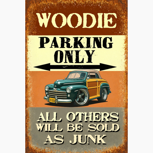 3Y1050 (CA) Sign - Woodie Parking Only II