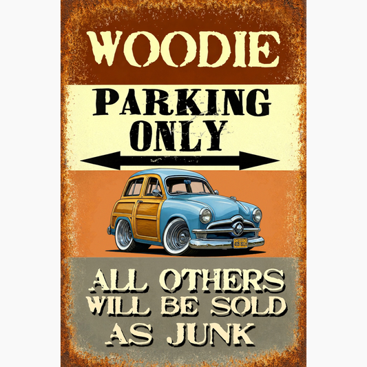 40B8016 (CA) Sign - Woodie Parking Only II
