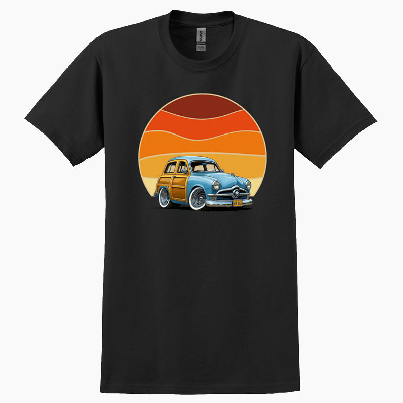 40B8016 (CA) T-Shirt - Woodie Sunrise