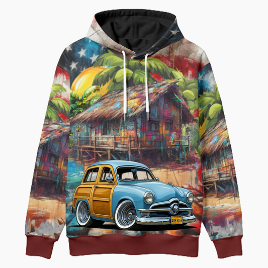 40B8016 (CA) Woodie Hoodie - Patriotic