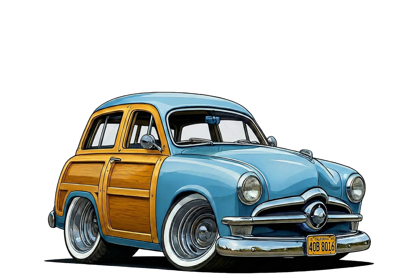 40B8016 (CA) T-Shirt - Tropical Woodie