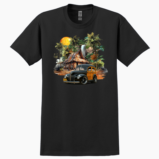 40WOODI (CA) T-Shirt - Tropical Woodie