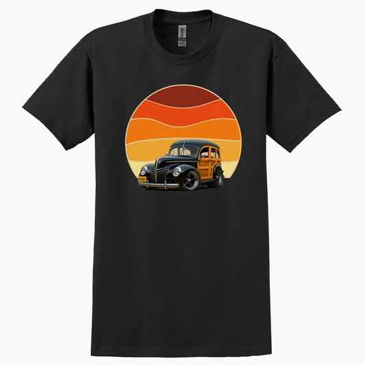 40WOODI (CA) T-Shirt - Woodie Sunrise