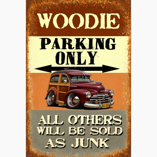41J992 (CA) Sign - Woodie Parking Only II