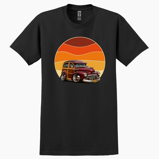 41J992 (CA) T-Shirt - Woodie Sunrise
