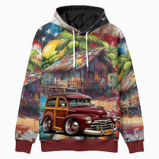 41J992 (CA) Woodie Hoodie - Patriotic
