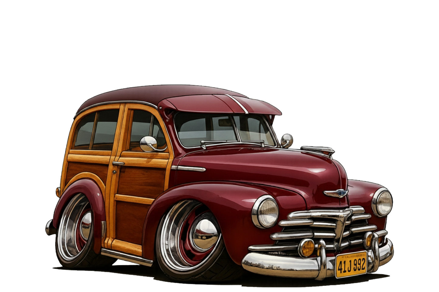41J992 (CA) Sign - Woodie Parking Only II