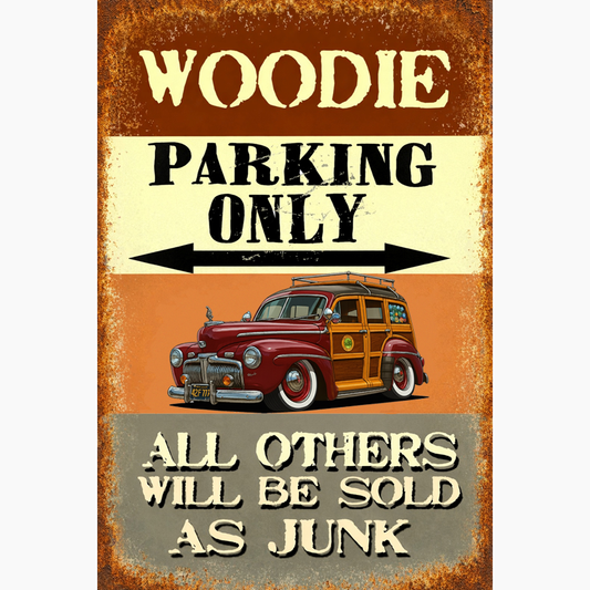 42F777 (CA) Sign - Woodie Parking Only II
