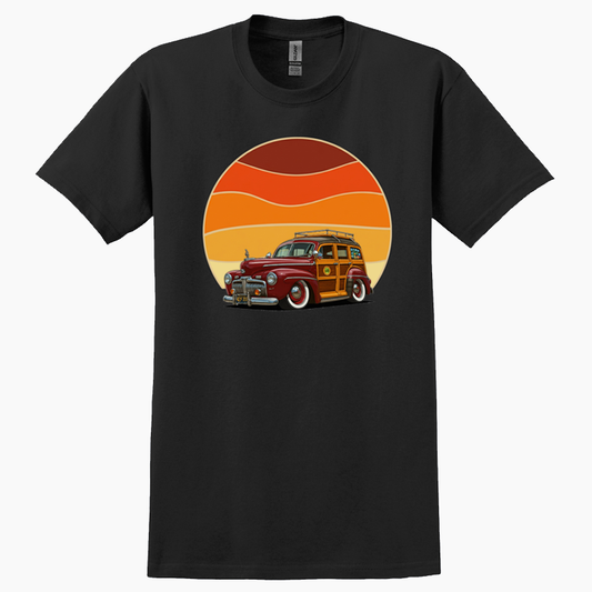 42F777 (CA) T-Shirt - Woodie Sunrise