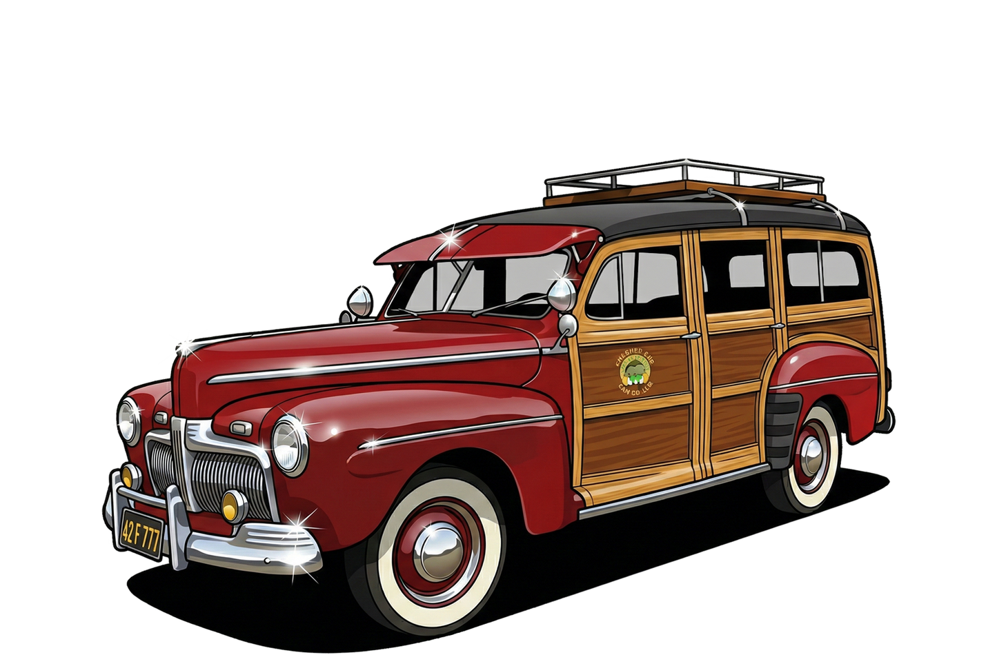 42F777 (CA) T-Shirt - Tropical Woodie