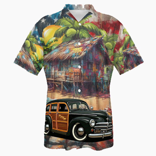 43X362 (CA) Hawaiian Shirt - Patriotic