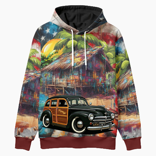 43X362 (CA) Woodie Hoodie - Patriotic