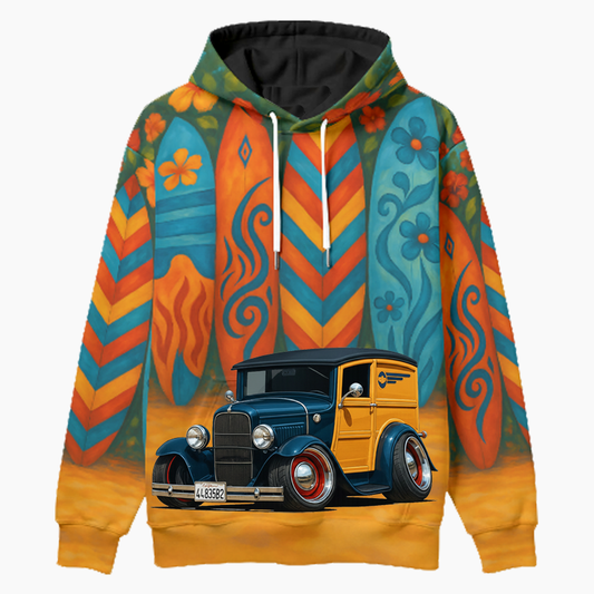 44835B2 (CA) Woodie Hoodie - Surfboard