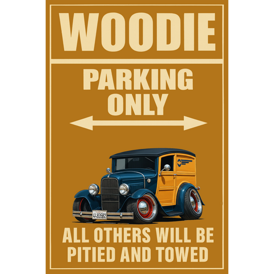 44835B2 (CA) Sign - Woodie Parking Only