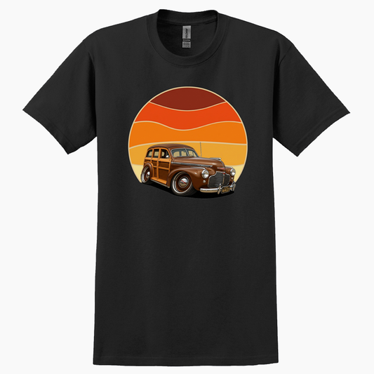 46A117 (CA) T-Shirt - Woodie Sunrise