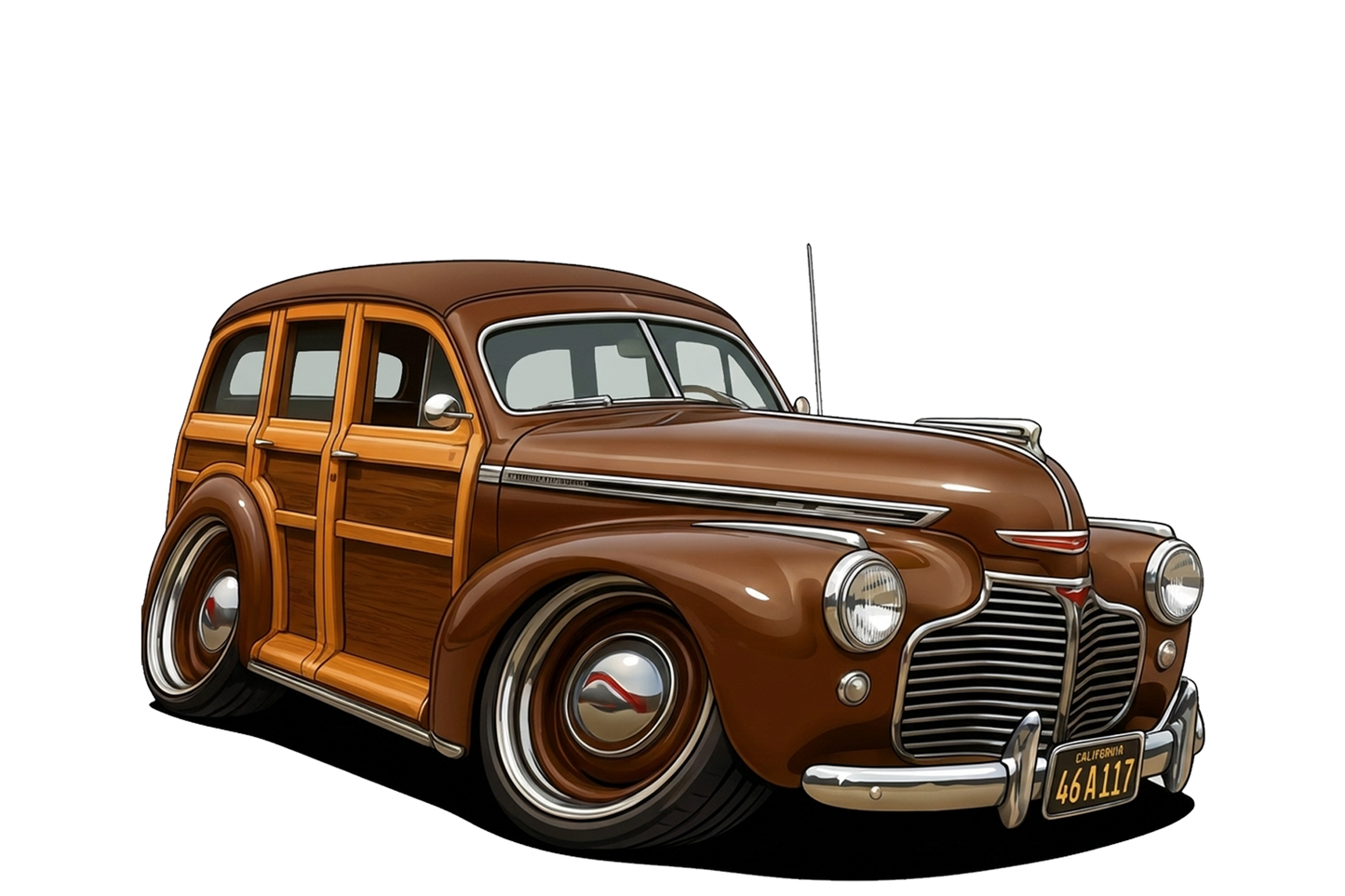46A117 (CA) T-Shirt - Tropical Woodie
