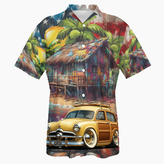 49763 (OR) Hawaiian Shirt - Patriotic