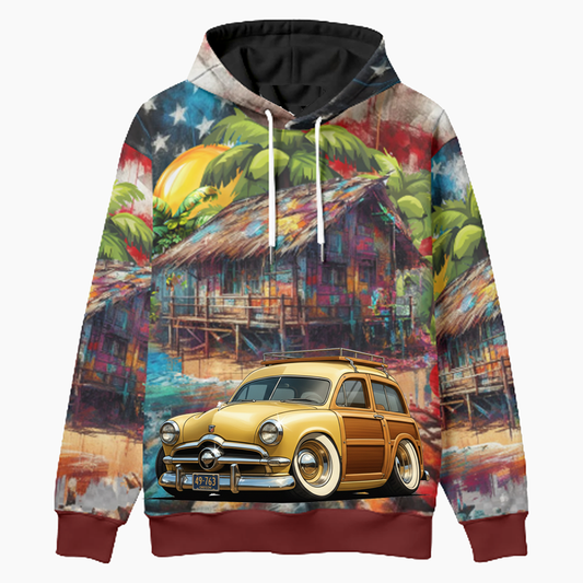 49763 (OR) Woodie Hoodie - Patriotic