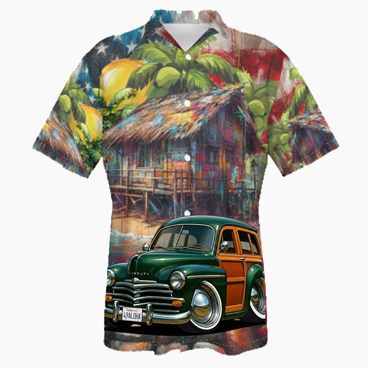 49ALOHA (CA) Hawaiian Shirt - Patriotic