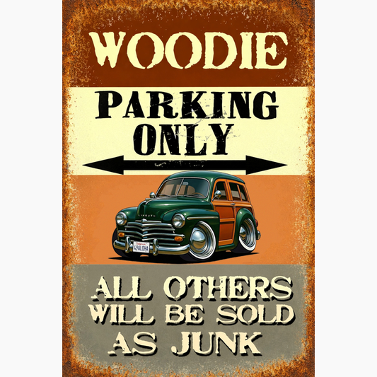 49ALOHA (CA) Sign - Woodie Parking Only II