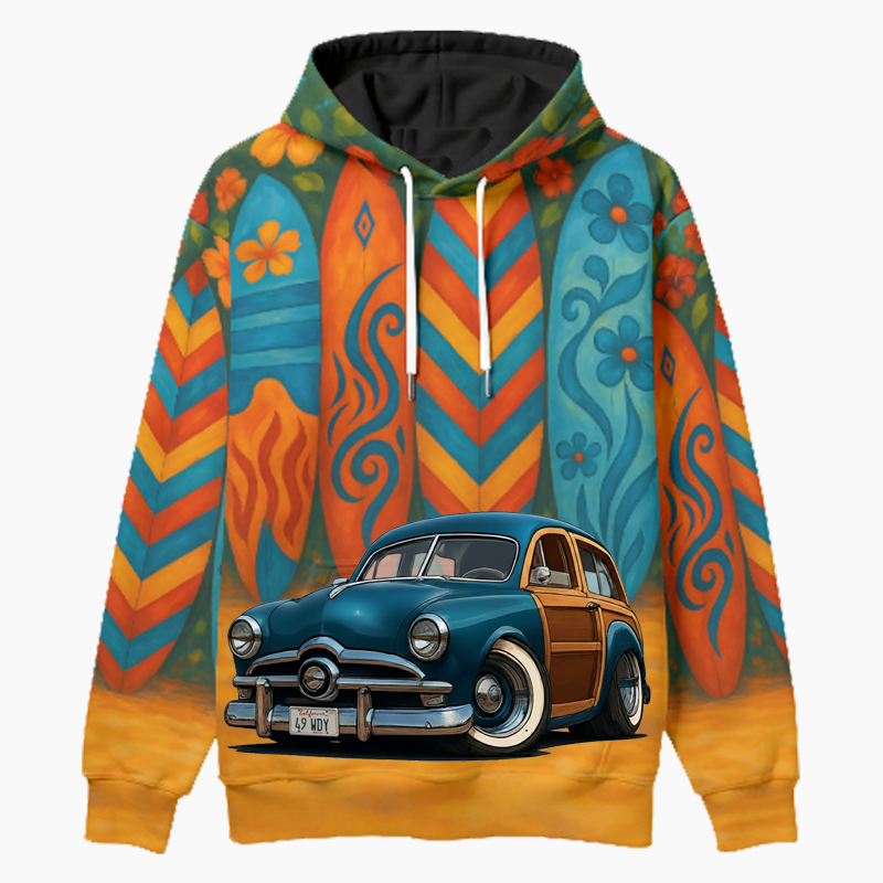49WDY (CA) Woodie Hoodie - Surfboard