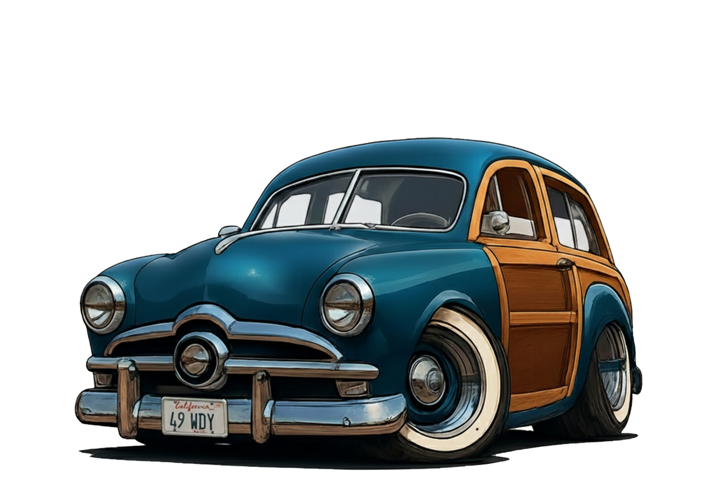 49WDY (CA) Sign - Woodie Parking Only II