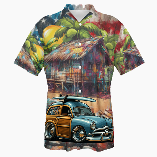 49WUDEE (CA) Hawaiian Shirt - Patriotic
