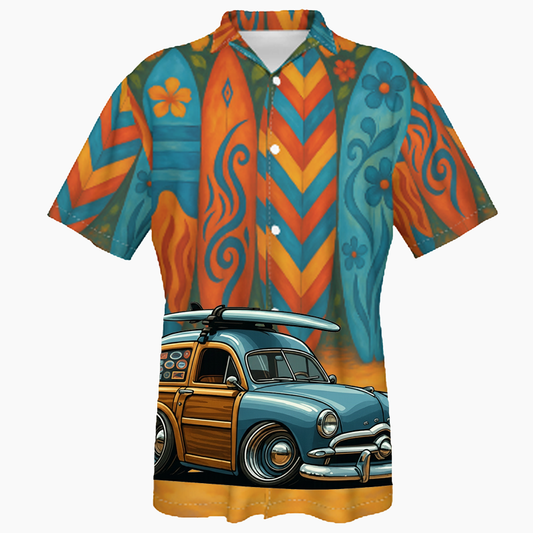 49WUDEE (CA) Hawaiian Shirt - Surfboard