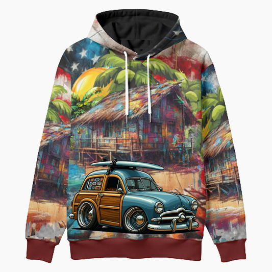 49WUDEE (CA) Woodie Hoodie - Patriotic