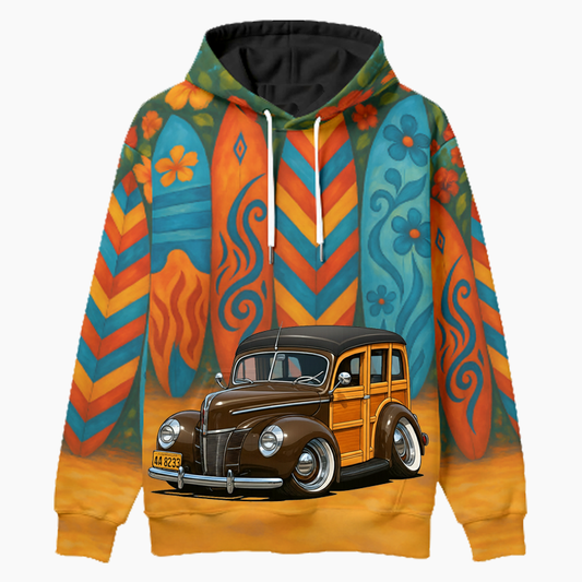 4A8233 (CA) Woodie Hoodie - Surfboard