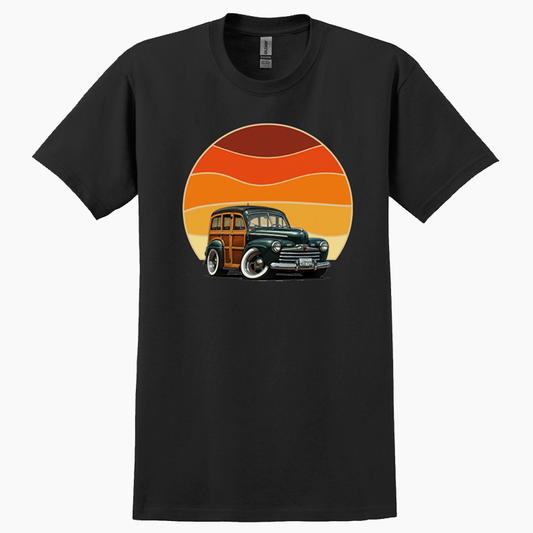 4ERP909 (CA) T-Shirt - Woodie Sunrise