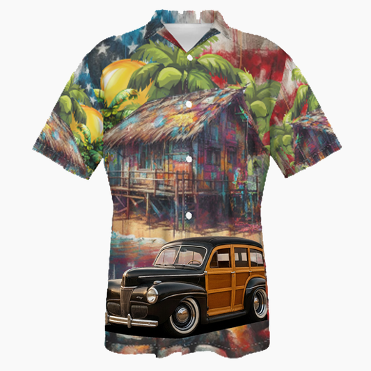 4PUN873 (CA) Hawaiian Shirt - Patriotic